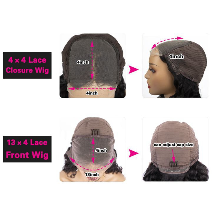 Over $101 Save $100: Ombre Brown Body Wave 13x4 Lace Front Wig - Christmas Flash Sale