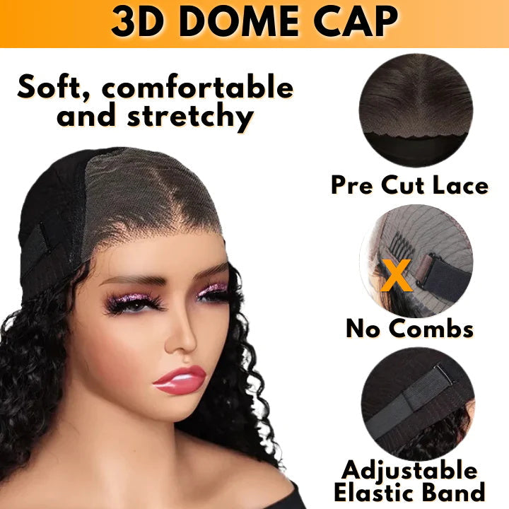 Long Straight Brown Ombre Blonde Wigs With Black Roots Human hair Wigs For Women And Girls