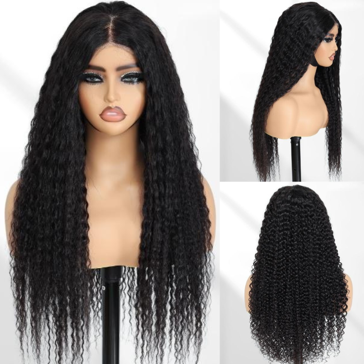 No Code 50% OFF Flash Sale: Glueless 6x4.5 Ladylike Curly Pre Cut HD Transaparent Lace Human Hair Wigs-Only 2 Days