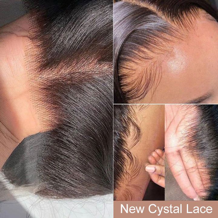 No Code Need: Honey Blonde Highlight Body Wave13x4 Lace Front 4x4 Lace Closure Human Hair Bob Wigs-Geeta Hair