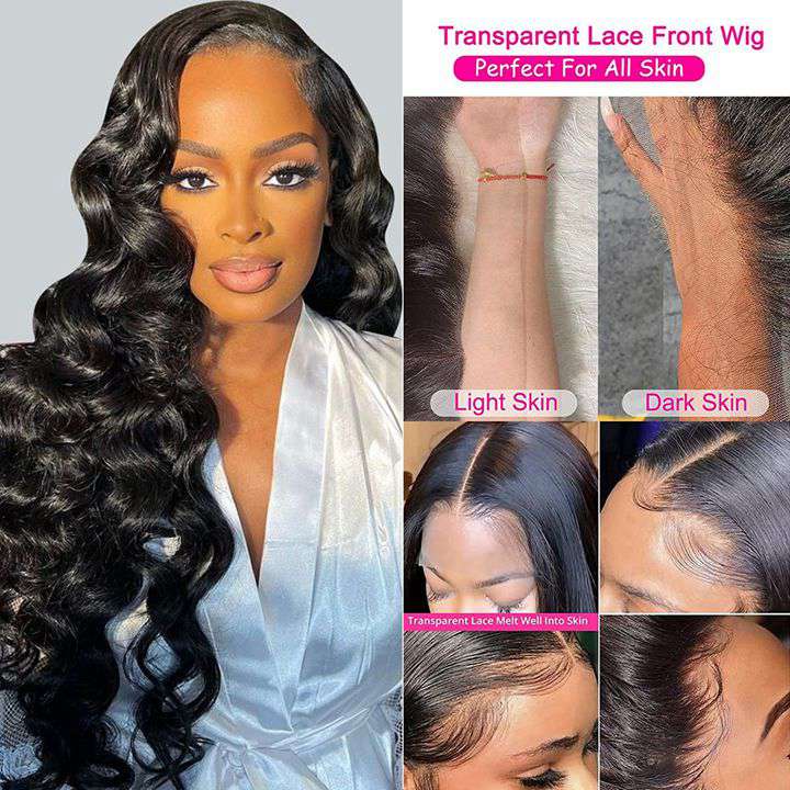 Natural Crimps Curls Loose Deep Wave HD Lace Frontal Wig Natural Hairline Glueless Wig-GeetaHair